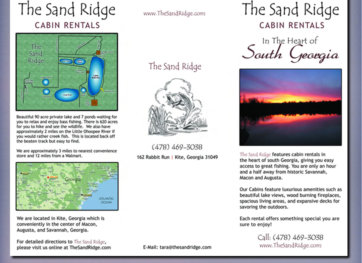 download The Sand Ridge Cabin Rental Brochure